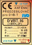 Zesilovač pro DVB-T/T2 21-60.k.16dB DVB-16