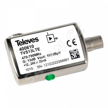 Televes 400610_ UHF zesilovač 13 dB