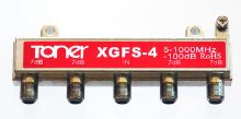 TONER XGFS-4_ rozbočovač 1/4, 7.7dB