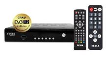 TESLA SENIOR T2 - set-top box DVB-T2 (H.265/HEVC), ověřeno CRA