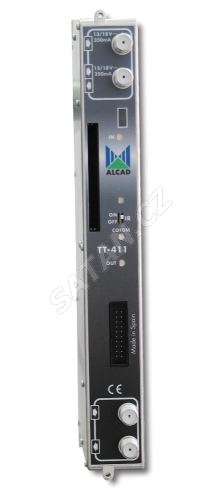 ALCAD TT-411_ DVB-S, S2/ DVB-T dvojitý transmodulátor, CI