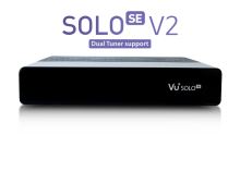 Vu+ SOLO SE V2 černý (1x Dual tuner DVB-S2) Rozbaleno