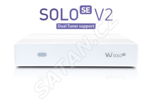 Vu+ SOLO SE V2 bílý (1x Dual tuner DVB-S2)