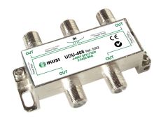 IKUSI UDU-408_ rozbočovač, 4 výst. 8,1 dB, DC pass
