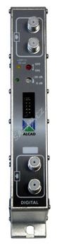 ALCAD ZG-211 kanálový zesilovač pro FM pásmo CCIR, G=53 dB, výst. 2x109 dBµV