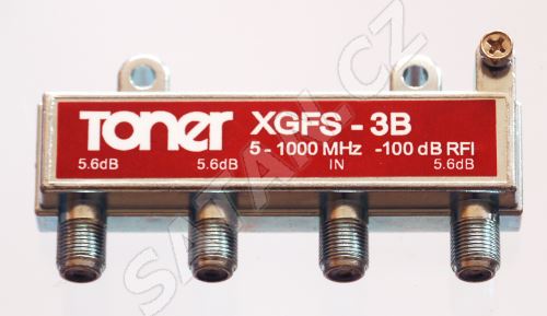 TONER XGFS-3B 3 výstupy, 6.2 dB