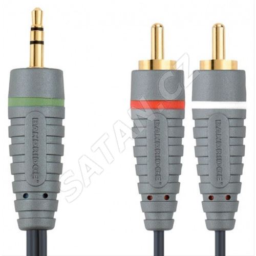 Bandridge audio kabel pro přenosná zařízení, 1m, BAL3401
