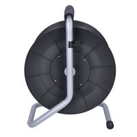 Solight prodlužovací přívod na bubnu, 4 zásuvky, 50m, černý kabel, 3x 1,5mm2
