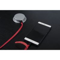 Solight USB výsuvný blok zásuvek, 3 zásuvky, plast, délka 1,5m, 3 x 1mm2, stříbrný