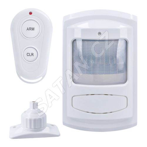 Solight GSM alarm, pohybový senzor, dálk. ovl., bílý