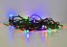 Solight LED venkovní vánoční řetěz, 300 LED, 30m, přívod 5m, 8 funkcí, časovač, IP44, vícebarevný