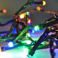 Solight LED WIFI smart venkovní vánoční řetěz, 240 LED, 12m, přívod 5m, teplá bílá + vícebarevný