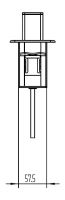 Solight USB výsuvný blok zásuvek, 3 zásuvky, nerez + plast, délka 1,9m, 3 x 1mm2, stříbrný