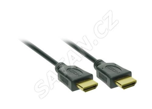 Solight HDMI kabel s Ethernetem, HDMI 1.4 A konektor - HDMI 1.4 A konektor, blistr, 2m