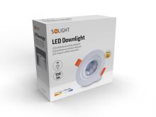 Solight LED podhledové světlo bodové, 5W, 400lm, 3000K, kulaté,  bílé