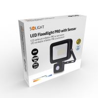 Solight LED reflektor PRO se senzorem, 50W, 4600lm, 5000K, IP44