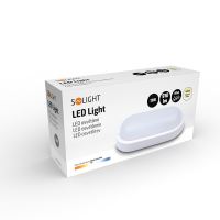 Solight LED venkovní osvětlení oválné, 13W, 910lm, 4000K, IP54, 21cm