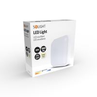 Solight LED venkovní osvětlení čtvercové, 20W, 1500lm, 4000K, IP54, 19cm