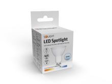 Solight LED žárovka, bodová , 5W, GU10, 6000K, 425lm, bílá